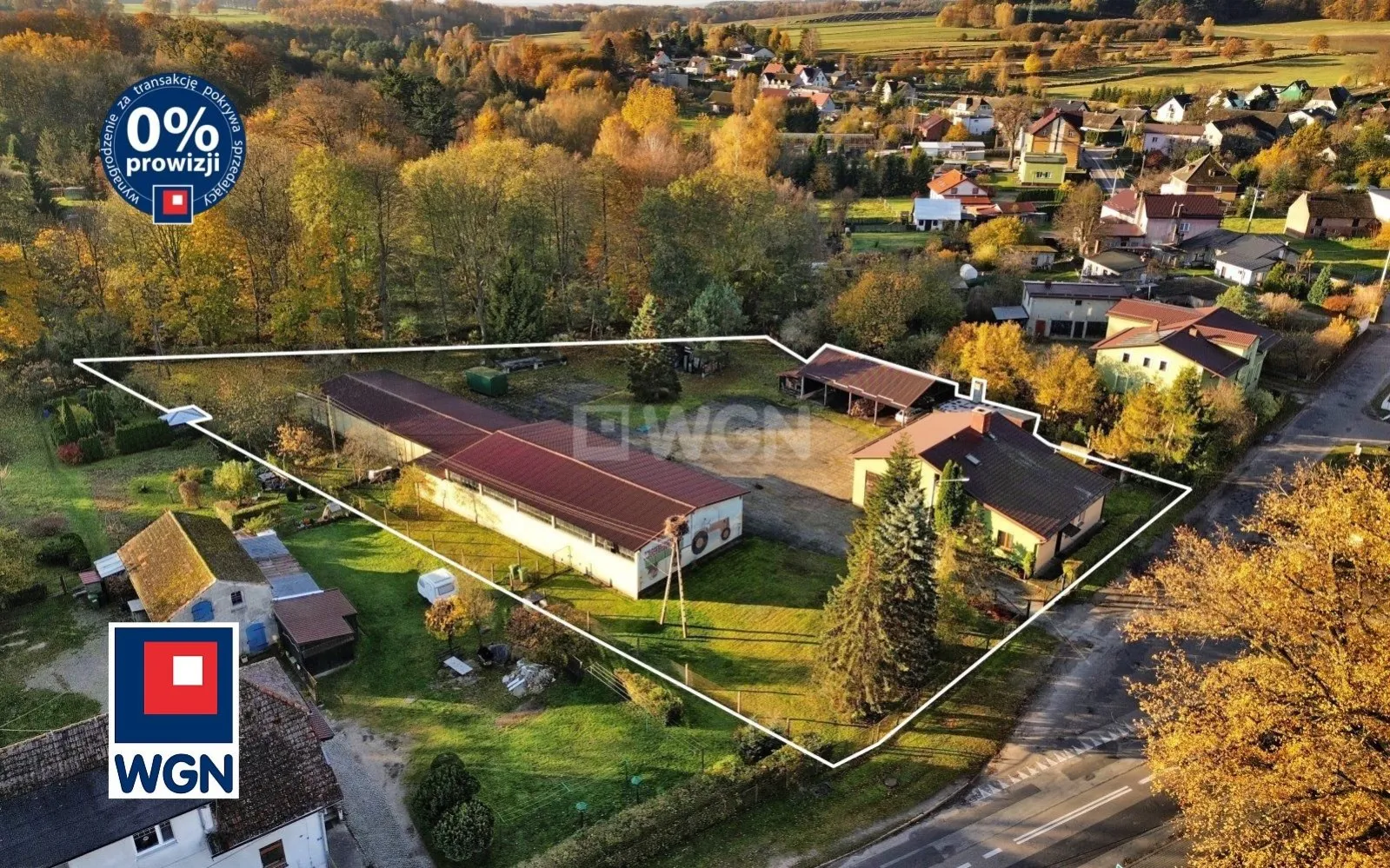 Obiekt przemysłowy/hala na  sprzedaż Barcino - Barcino I dom I hala I działka 5000m2 I Prowizja 0%